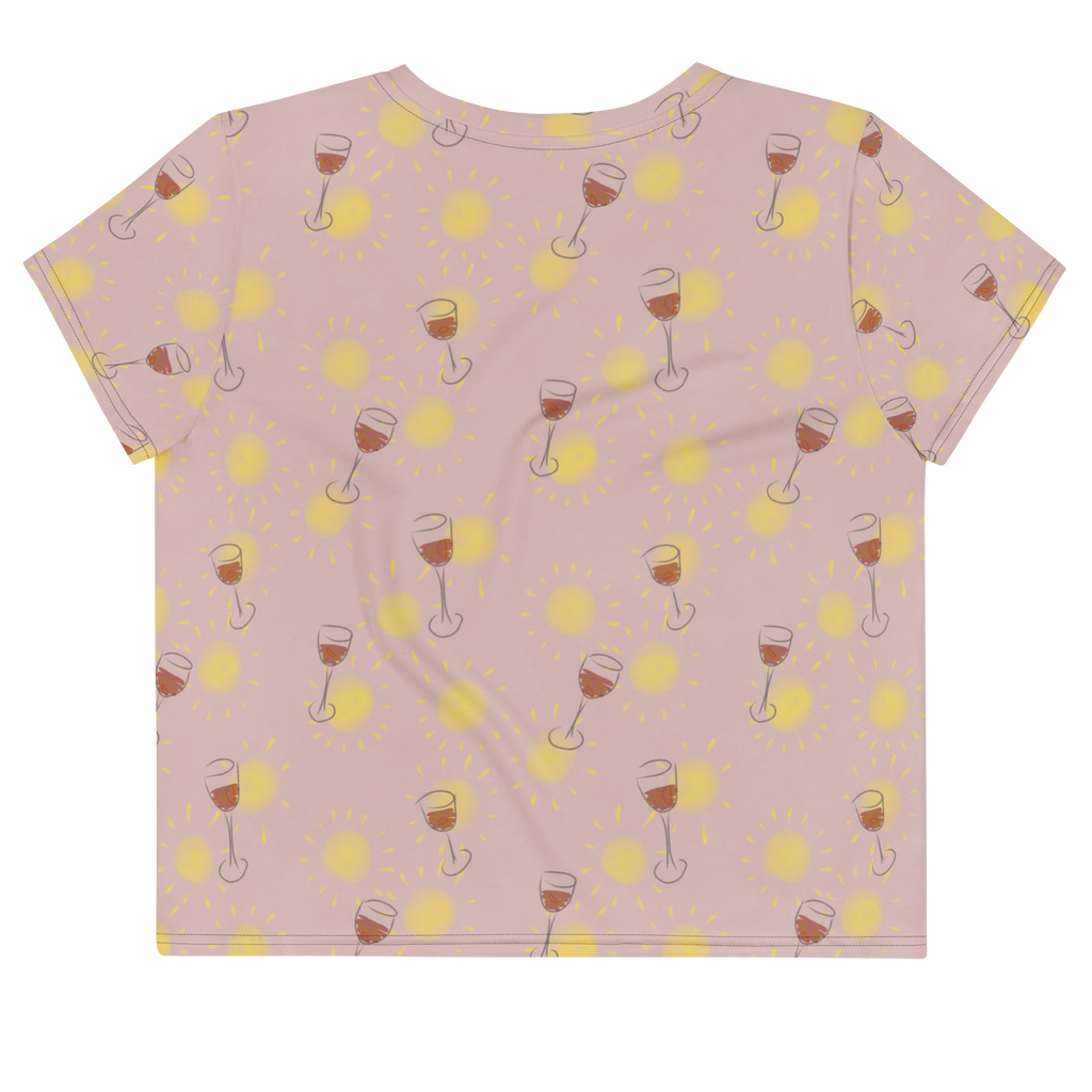 Sun & Sangria Relaxed Crop Tee