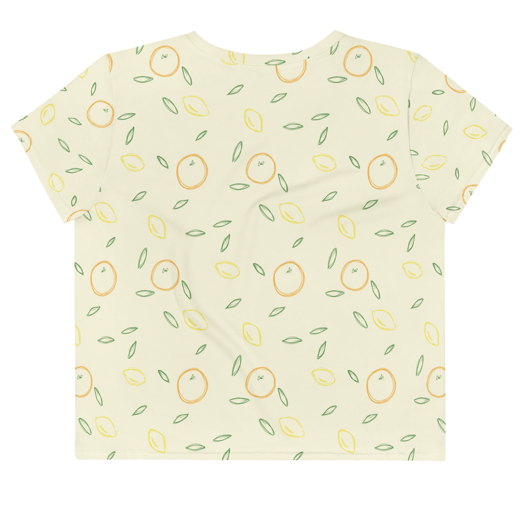 The Citrus Tree Relaxed Crop Tee