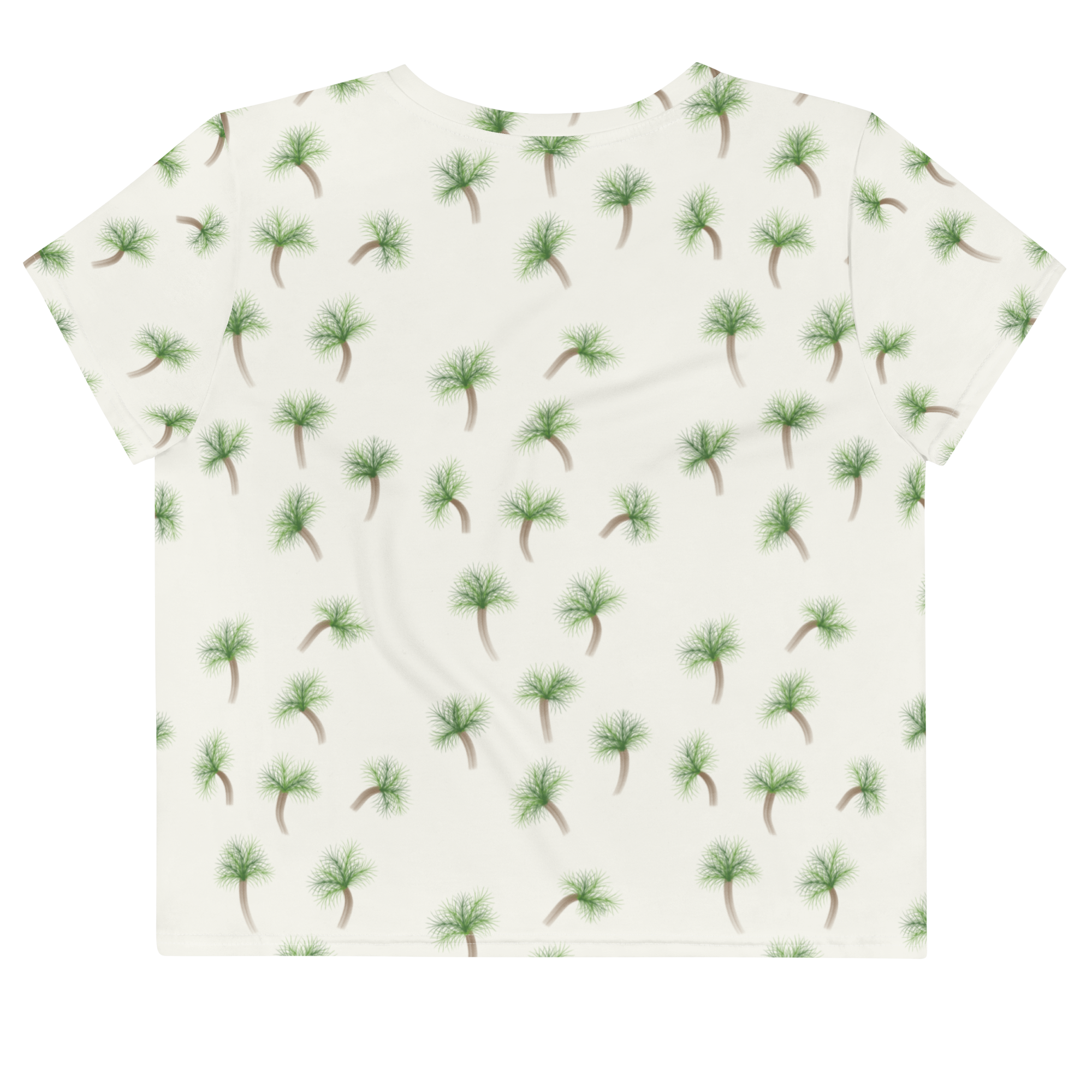 The Palm Tree Relaxed Crop Tee