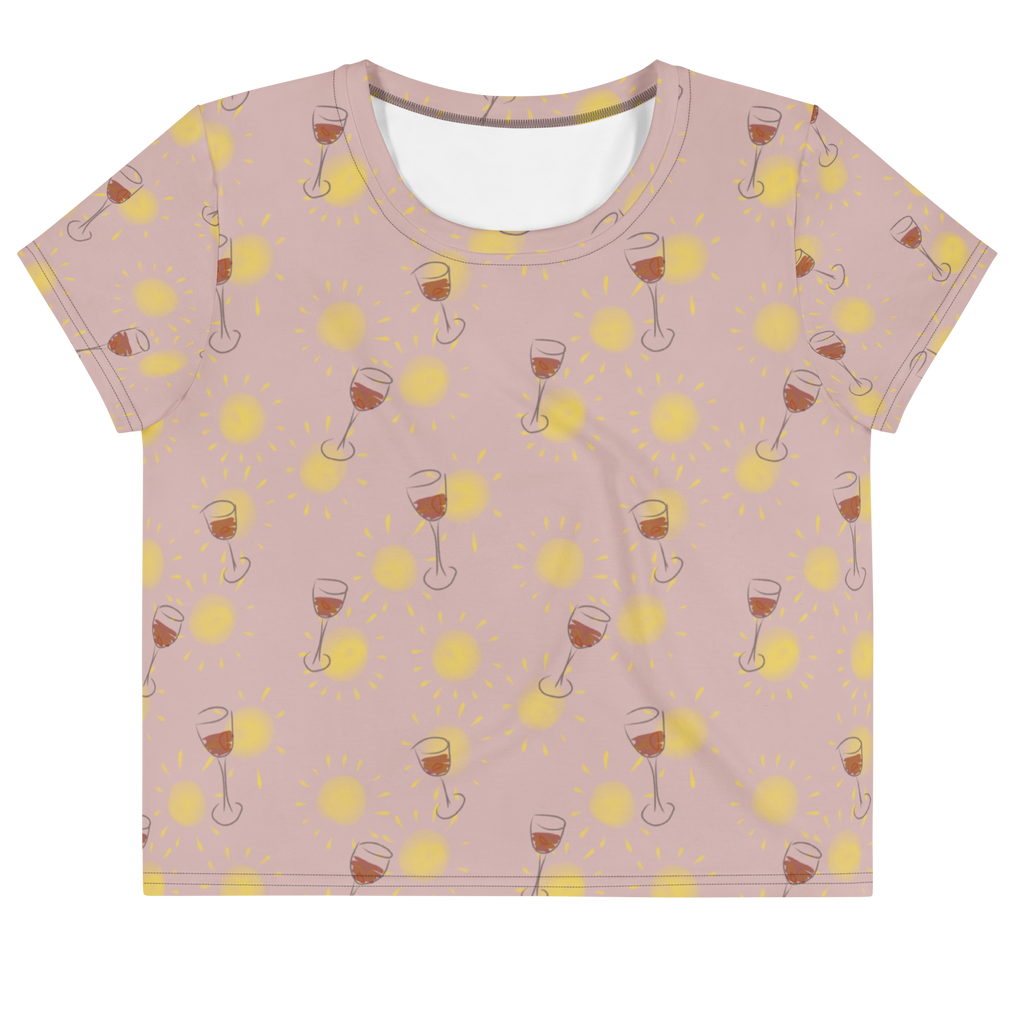 Sun & Sangria Relaxed Crop Tee