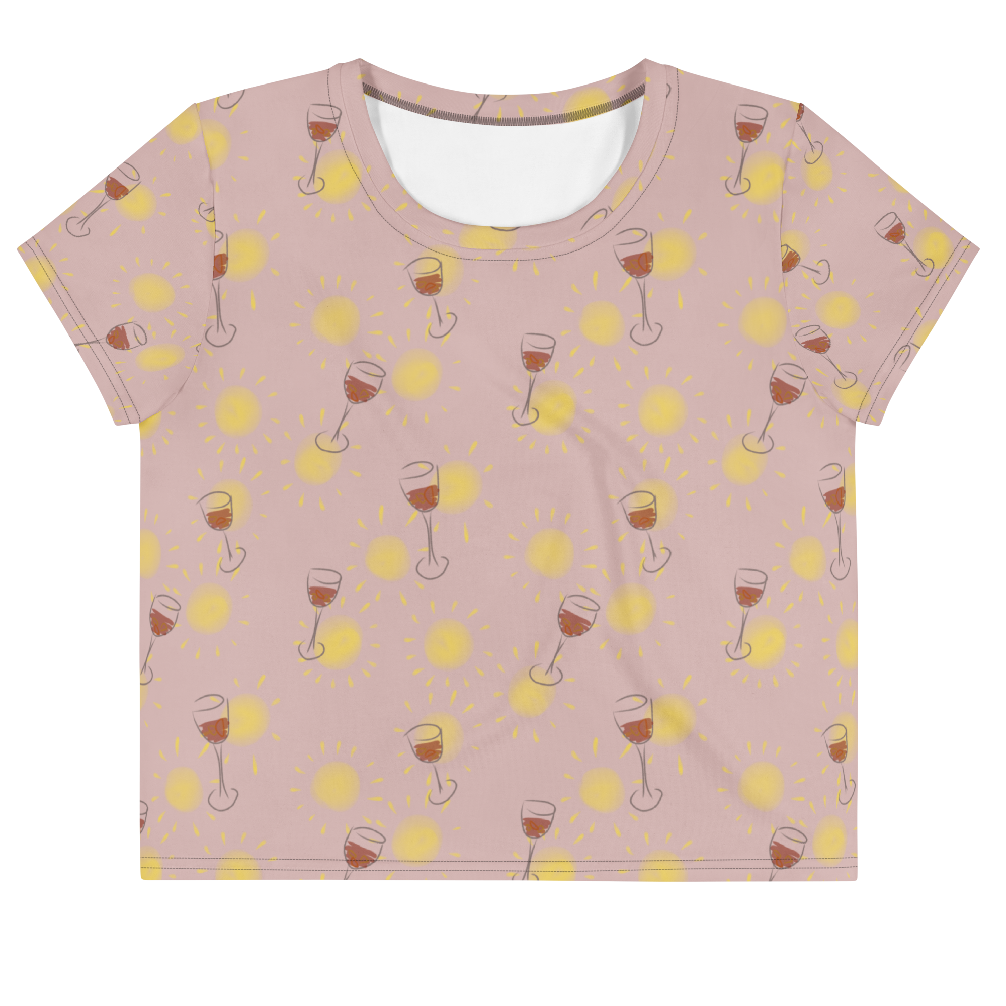 Sun & Sangria Relaxed Crop Tee