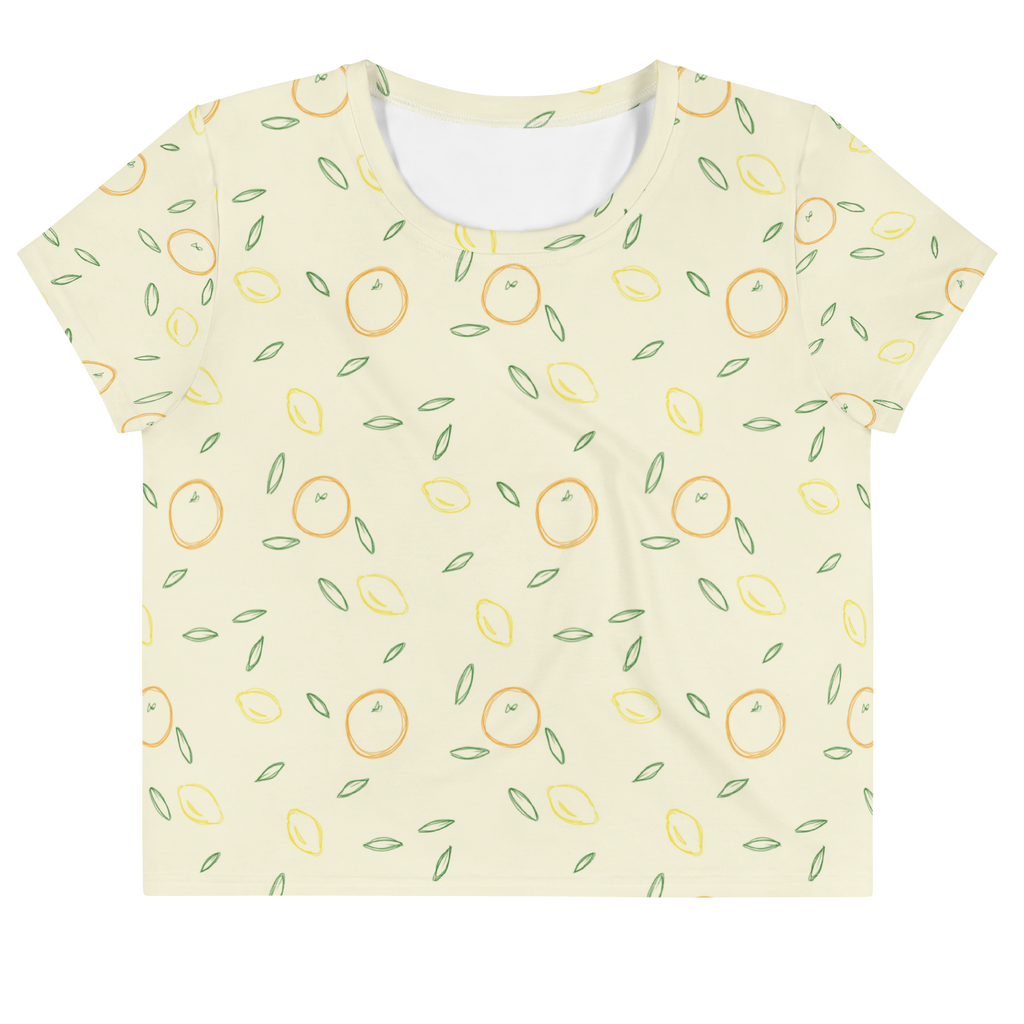 The Citrus Tree Relaxed Crop Tee