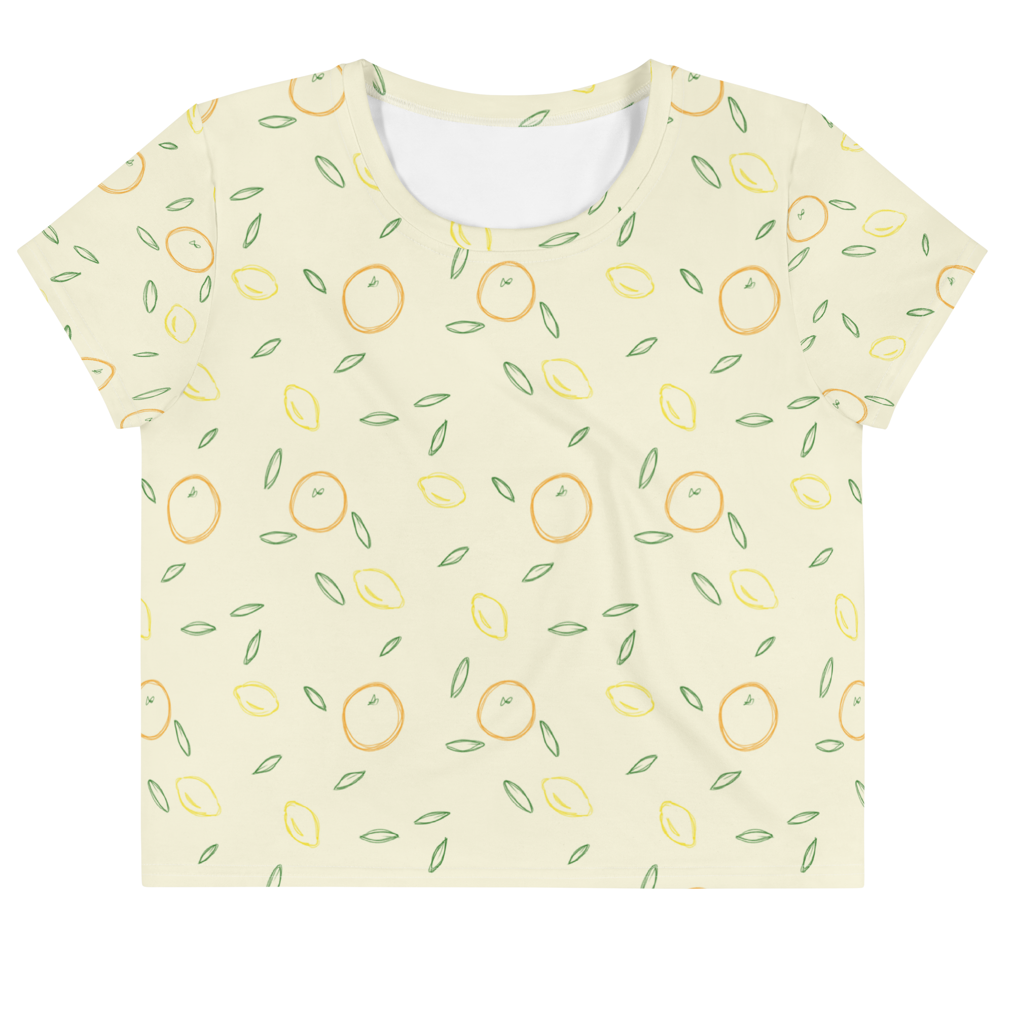The Citrus Tree Relaxed Crop Tee