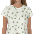 The Palm Tree Relaxed Crop Tee