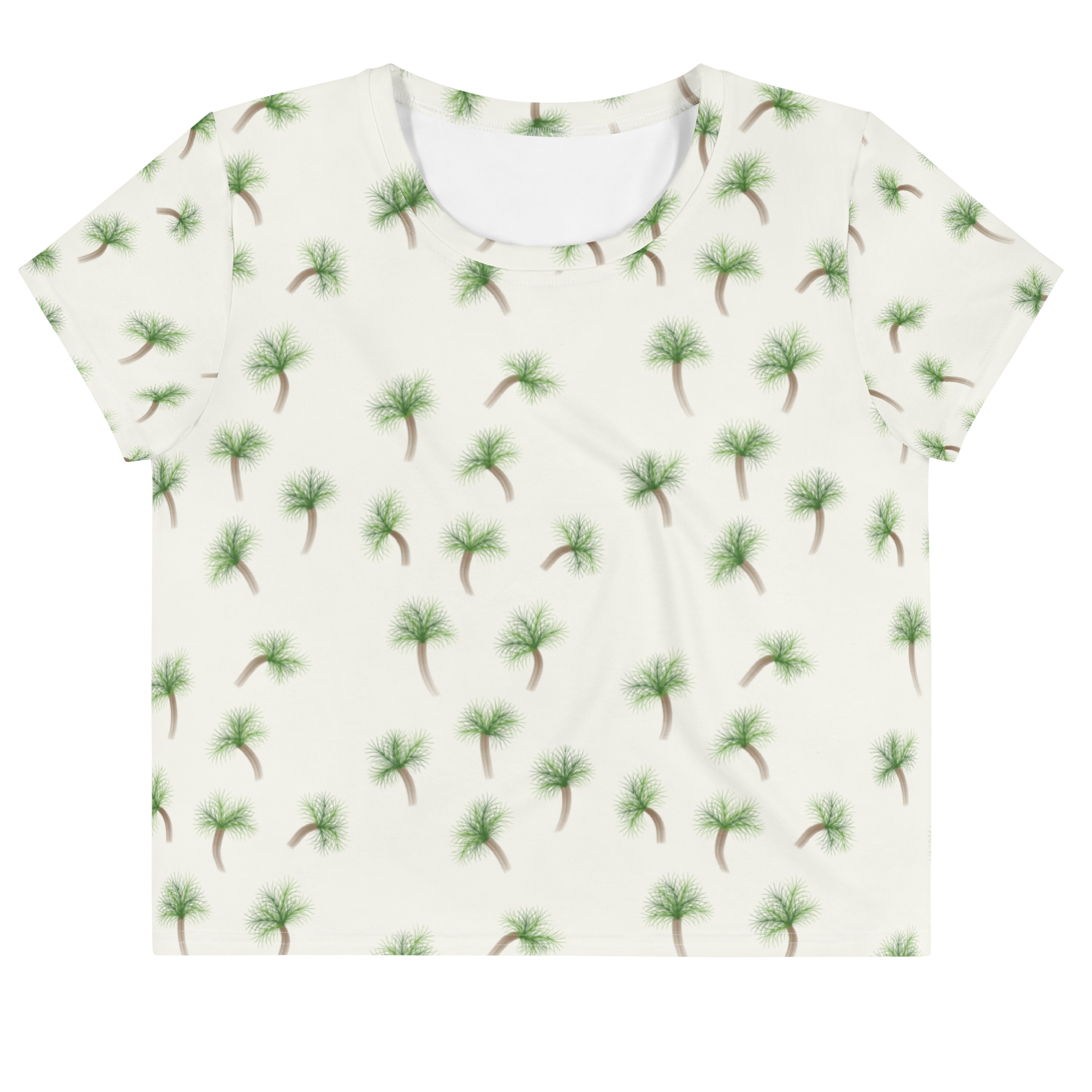 The Palm Tree Relaxed Crop Tee