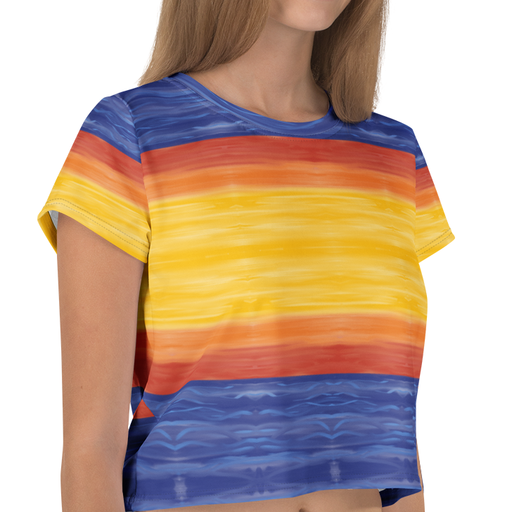 The Sunset Edit Relaxed Crop Tee