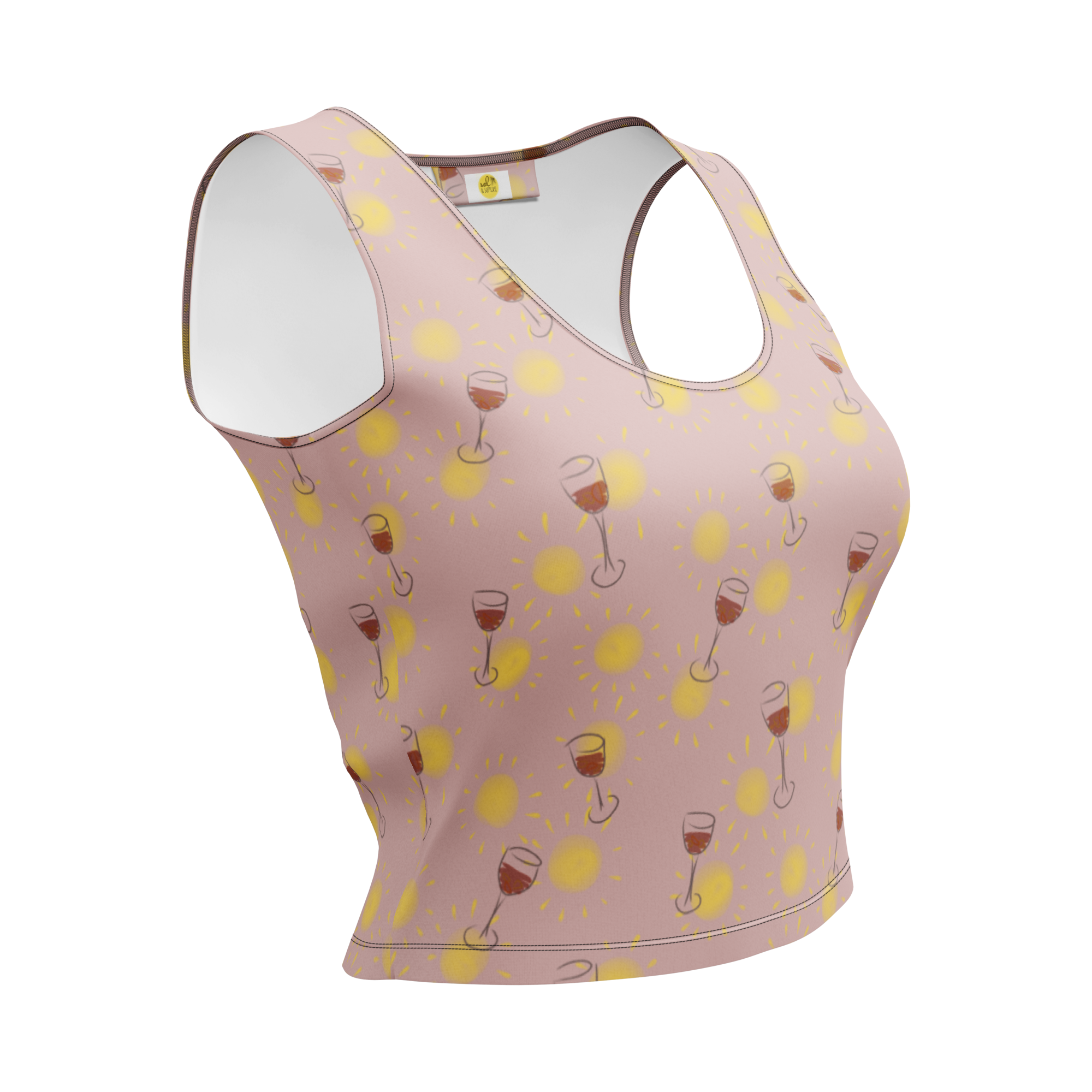 Sun & Sangria Crop Top