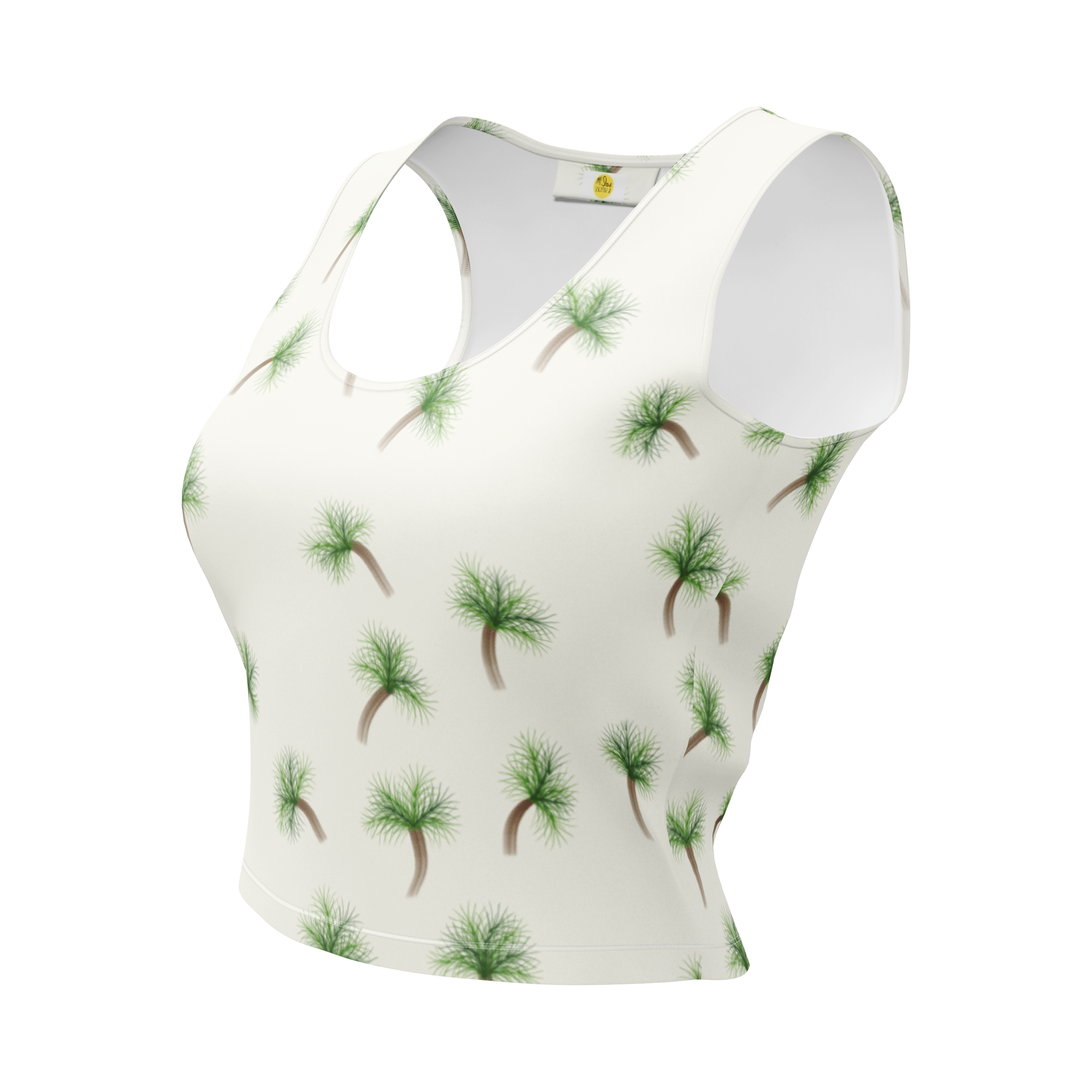 The Palm Tree Crop Top