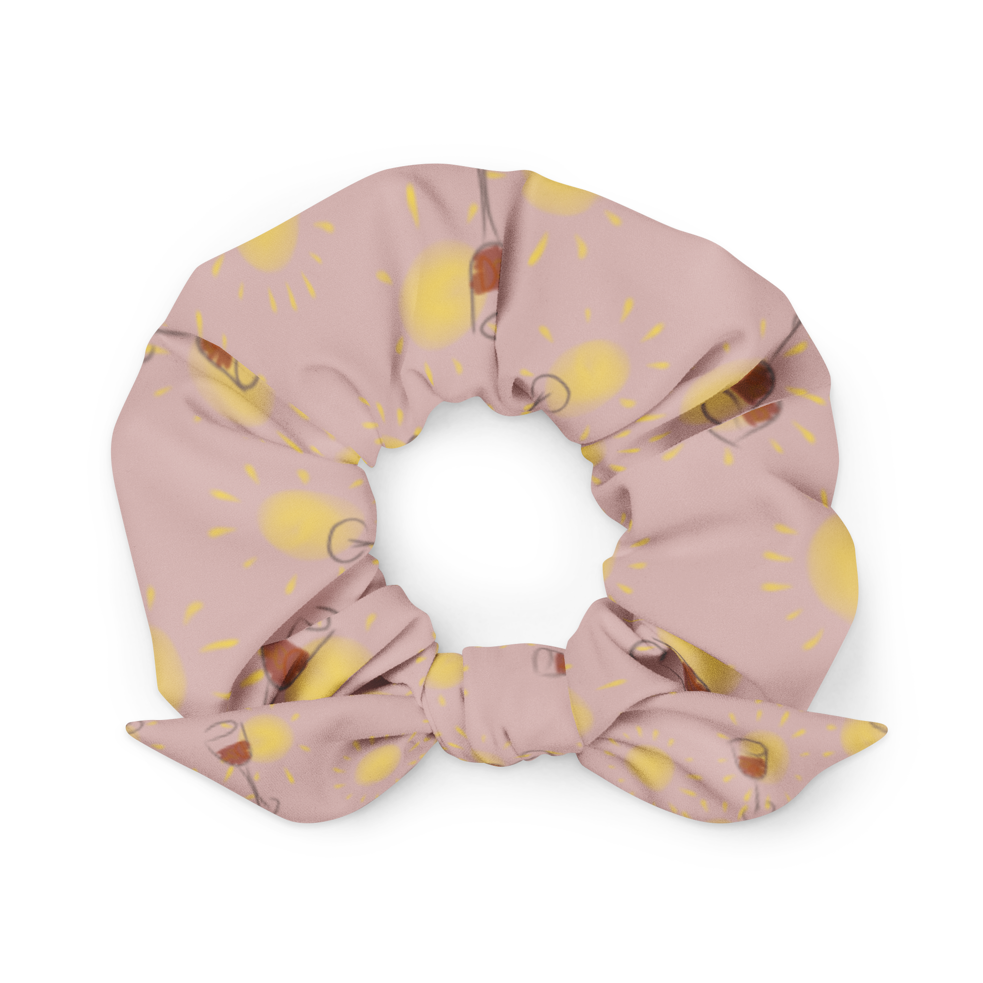 Sun & Sangria Recycled Scrunchie