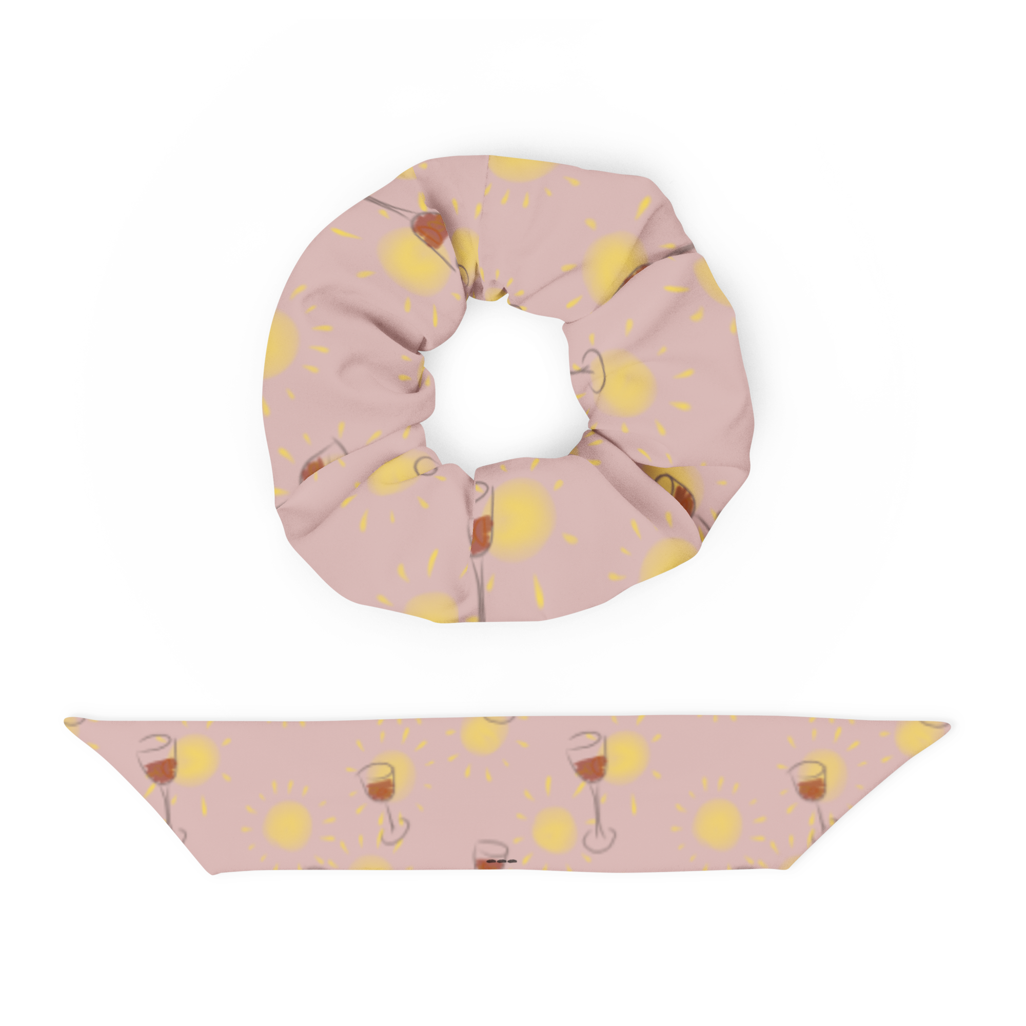 Sun & Sangria Recycled Scrunchie