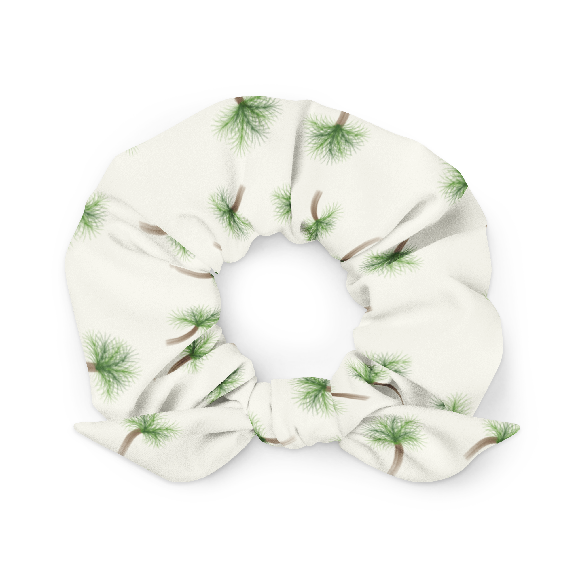 The Palm Tree Recycled Scrunchie