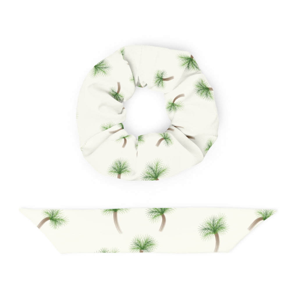 The Palm Tree Recycled Scrunchie