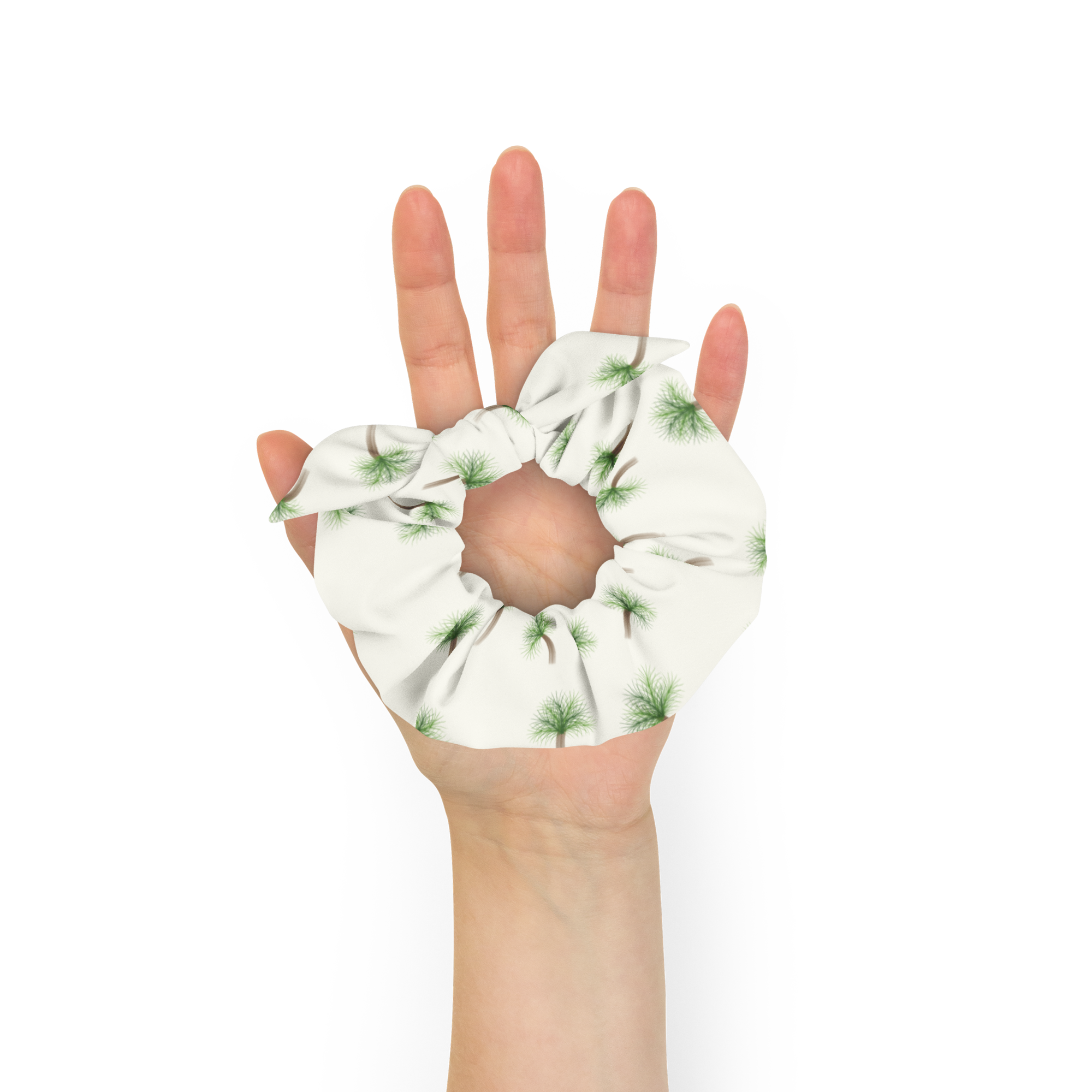 The Palm Tree Recycled Scrunchie