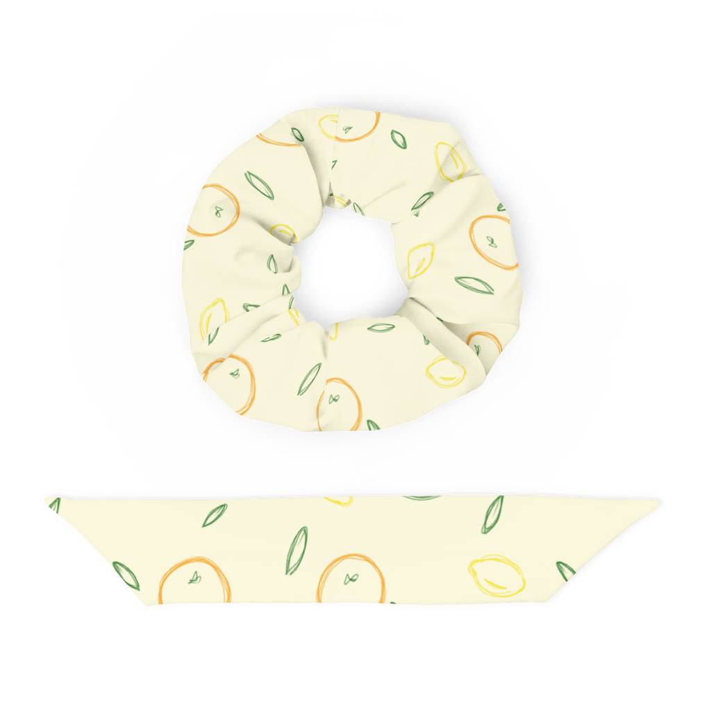 The Citrus Tree Recycled Scrunchie