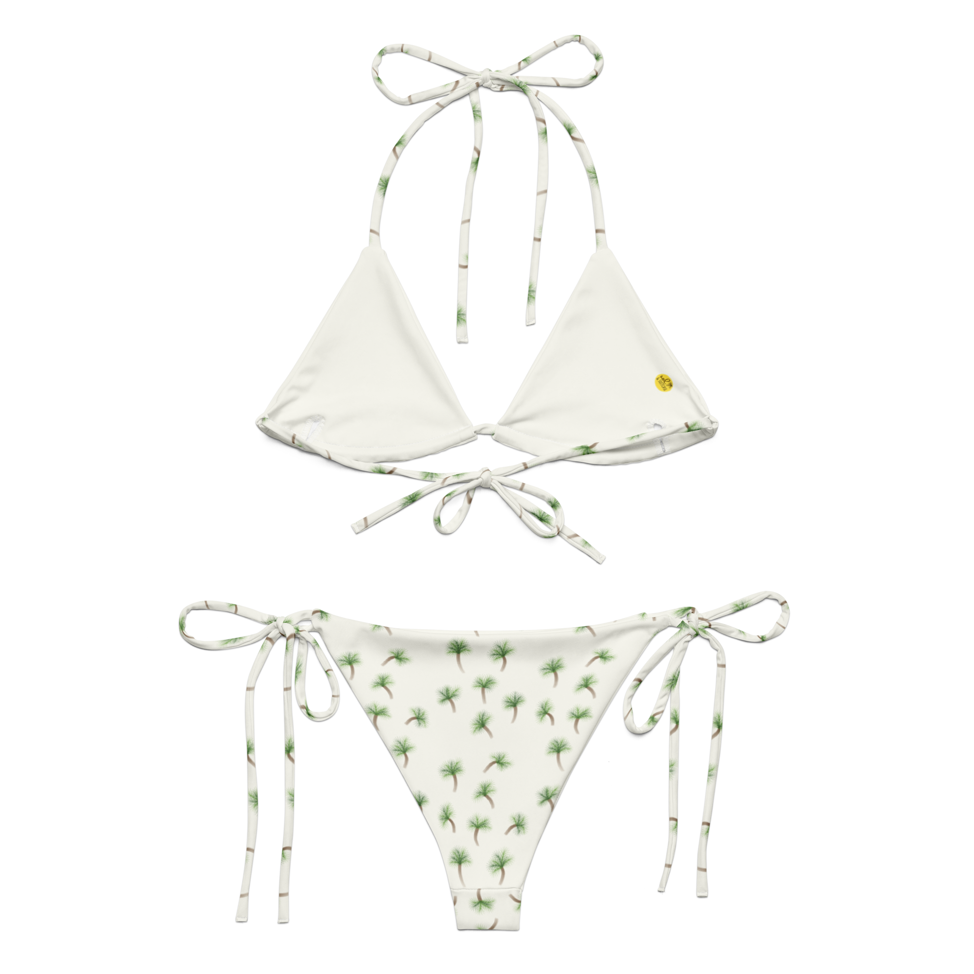 The Palm Tree Recycled Bikini Set