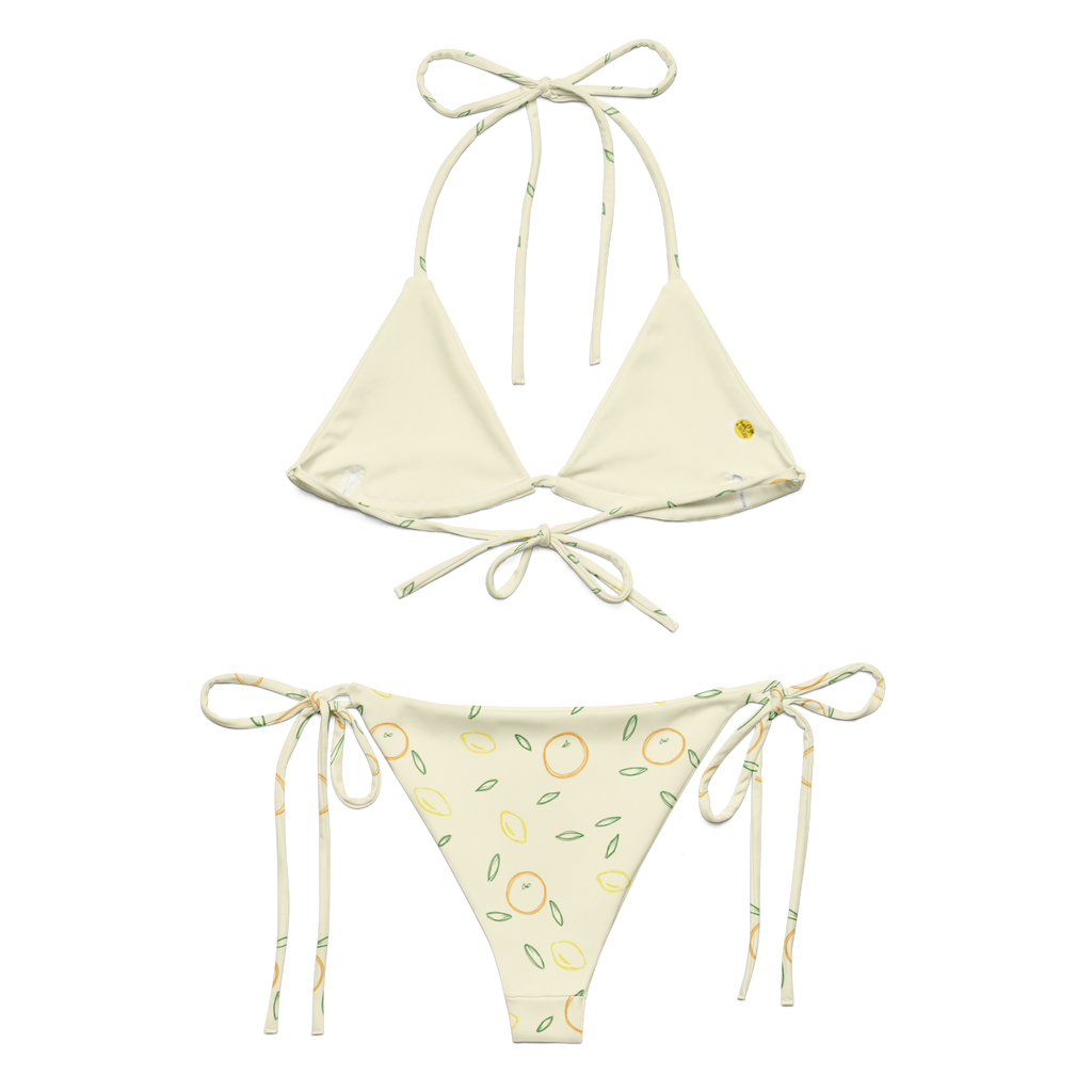 The Citrus Tree Recycled Bikini Set