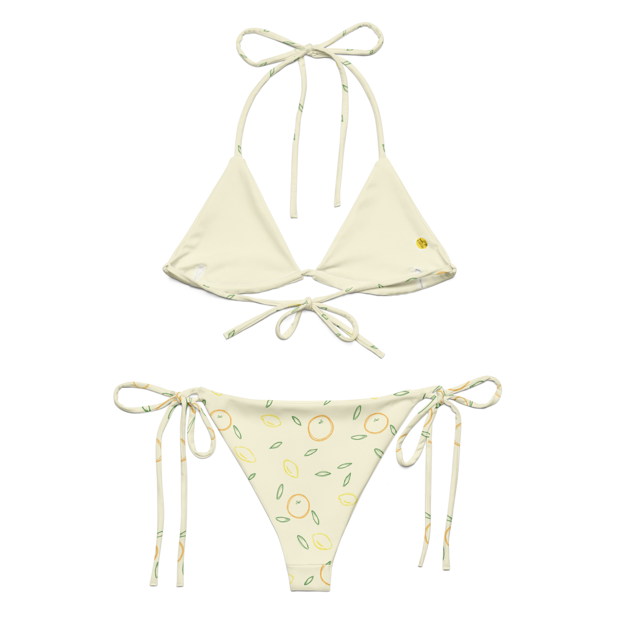 The Citrus Tree Recycled Bikini Set