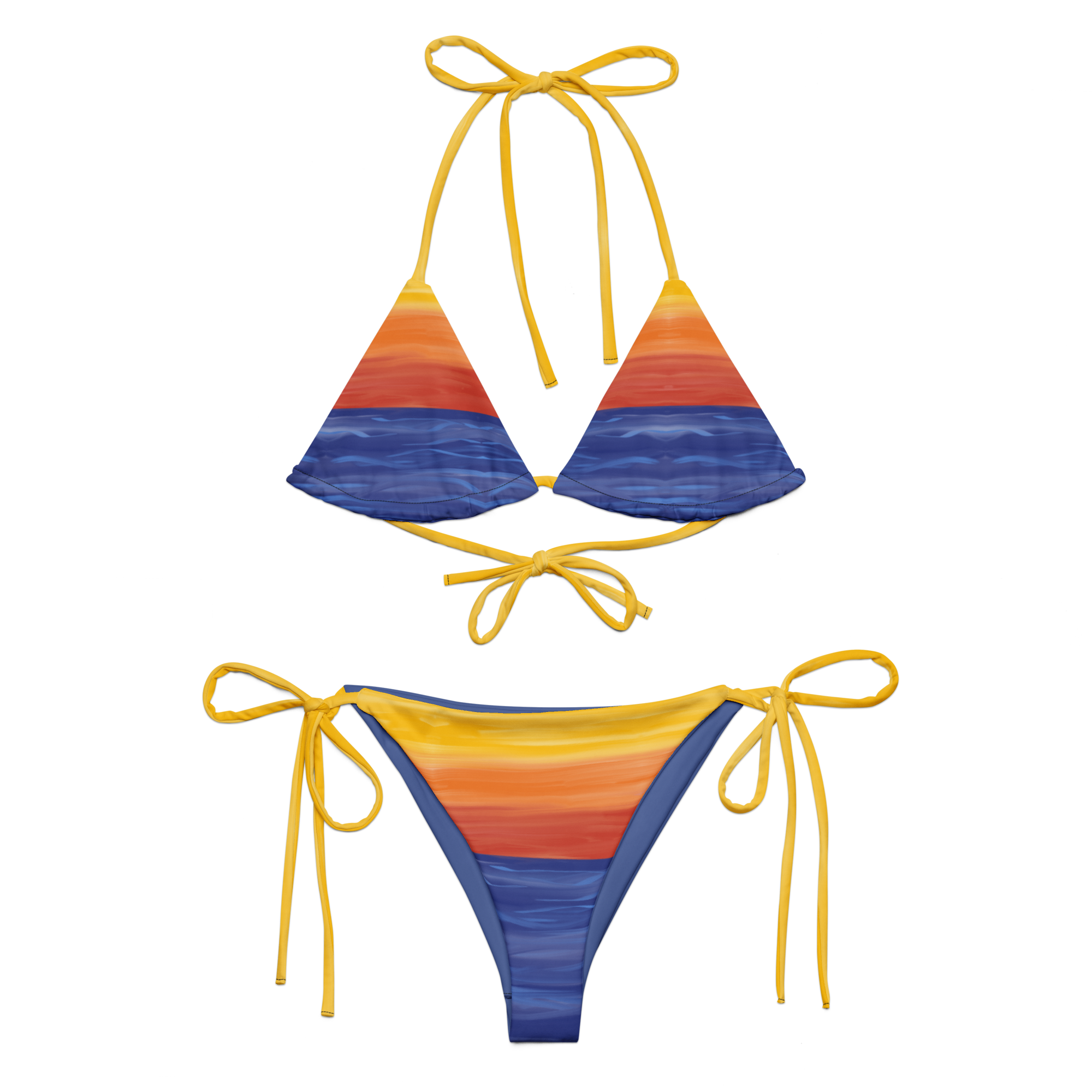 The Sunset Edit Recycled Bikini Set