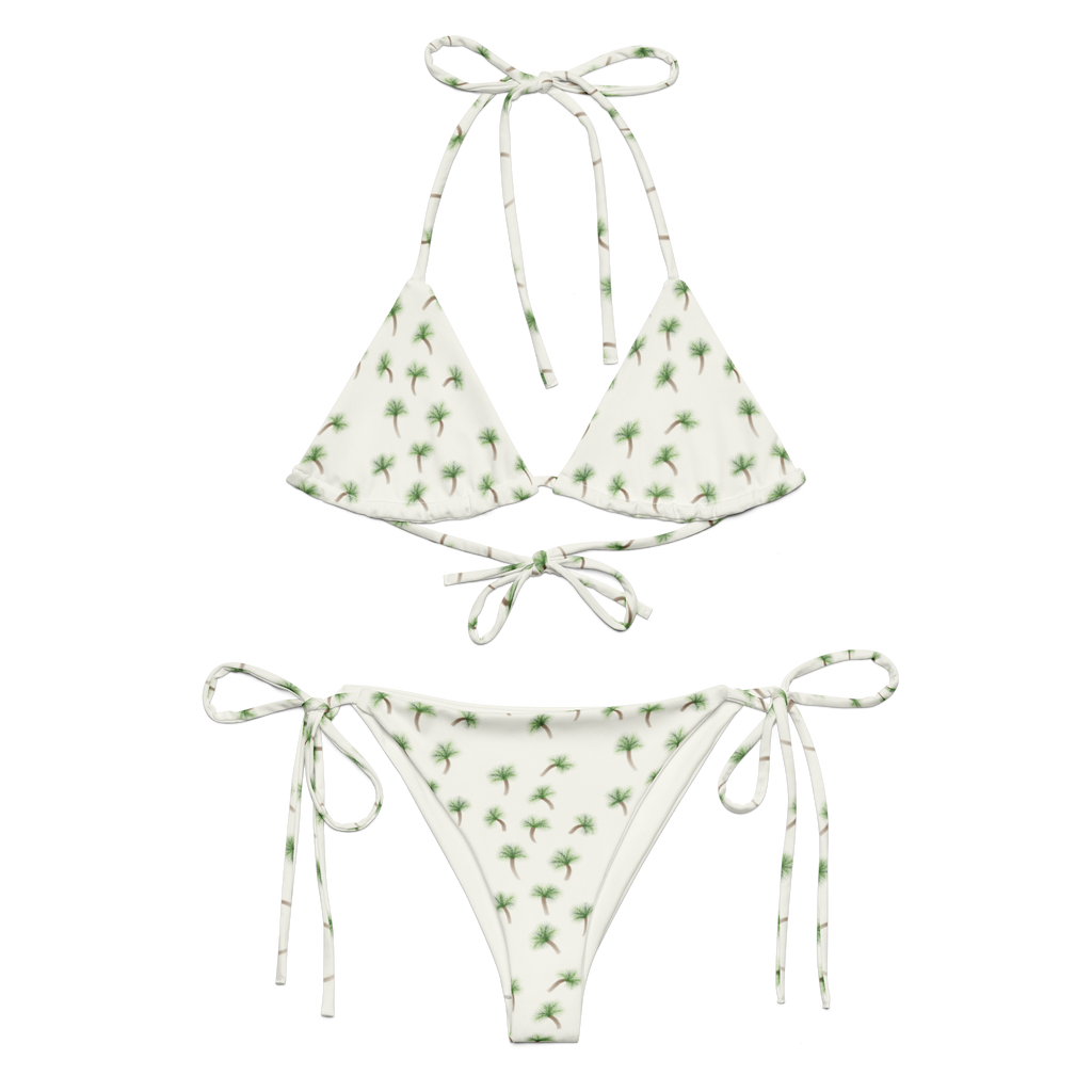 The Palm Tree Recycled Bikini Set