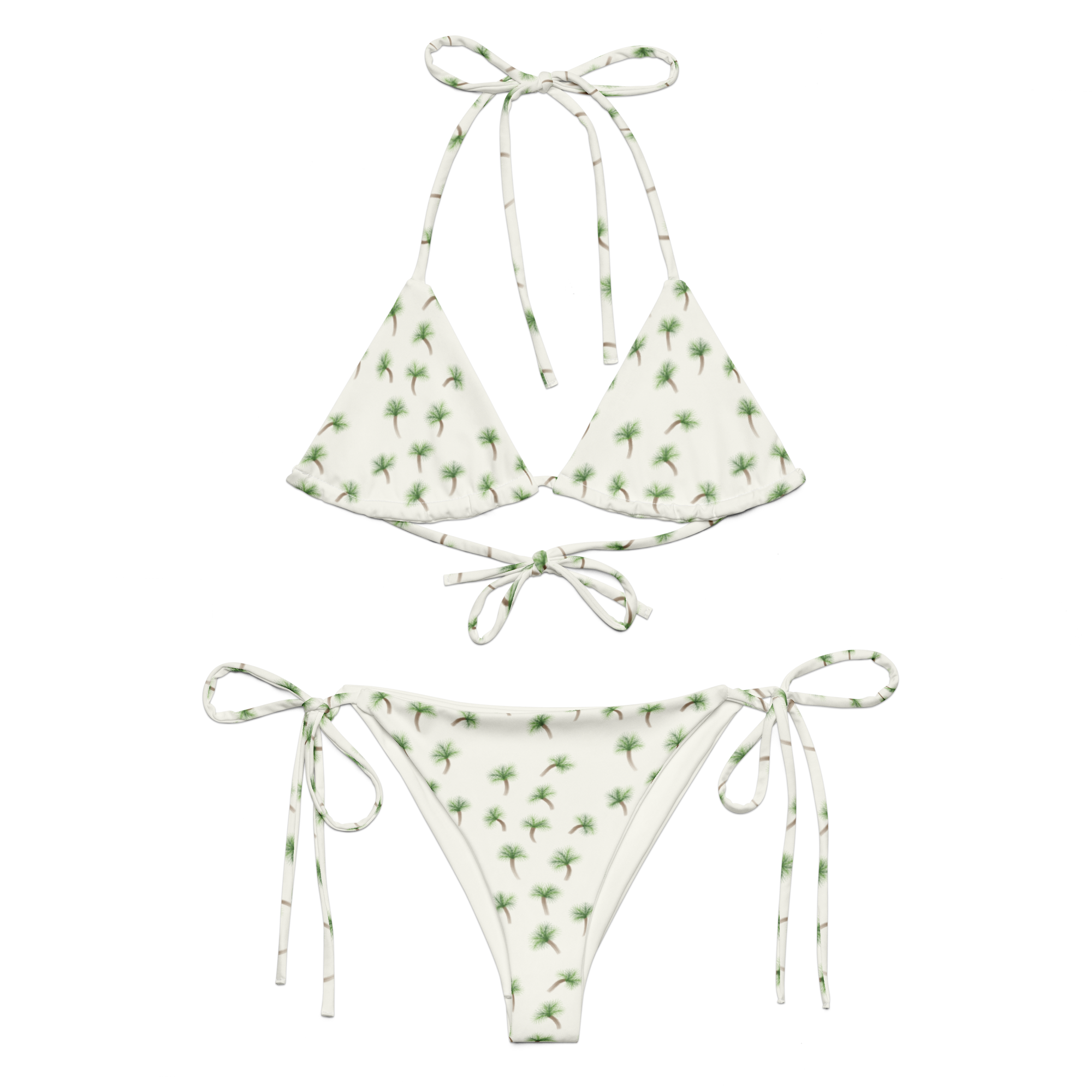 The Palm Tree Recycled Bikini Set