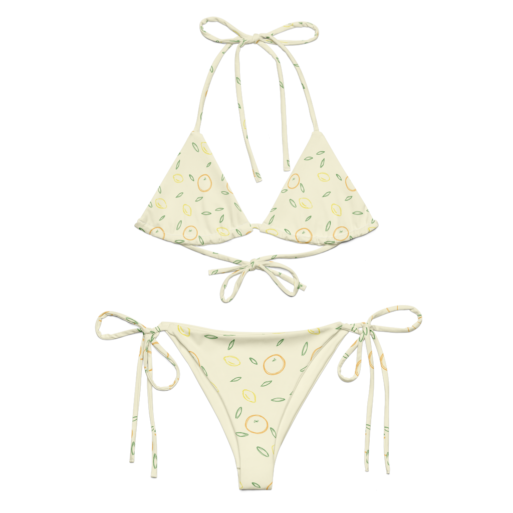The Citrus Tree Recycled Bikini Set
